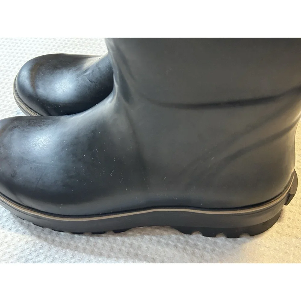 DRYSHOD Mudslinger Boots Men's Size 12 / 12.5 Black Waterproof Steel Shank